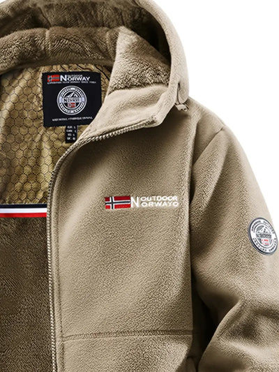 Durand Bordeaux | VESTE THERMIQUE EN POLAIRE POUR HOMME