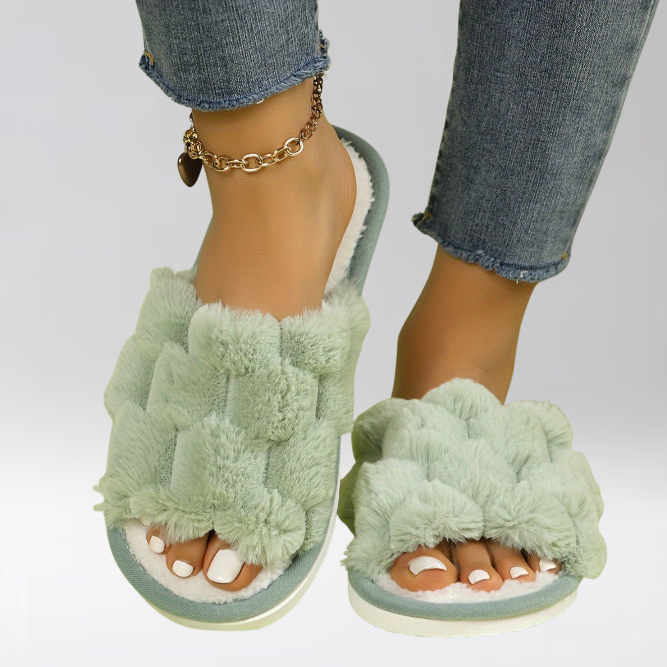 Léonie™ | Chaussons à carreaux