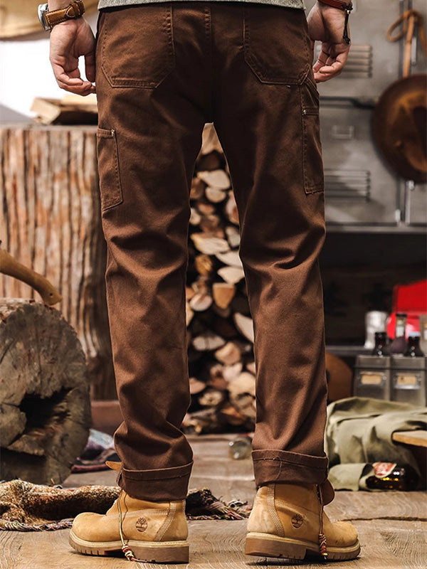 Durand Bordeaux | PANTALON EN COTON UTILE POUR HOMME