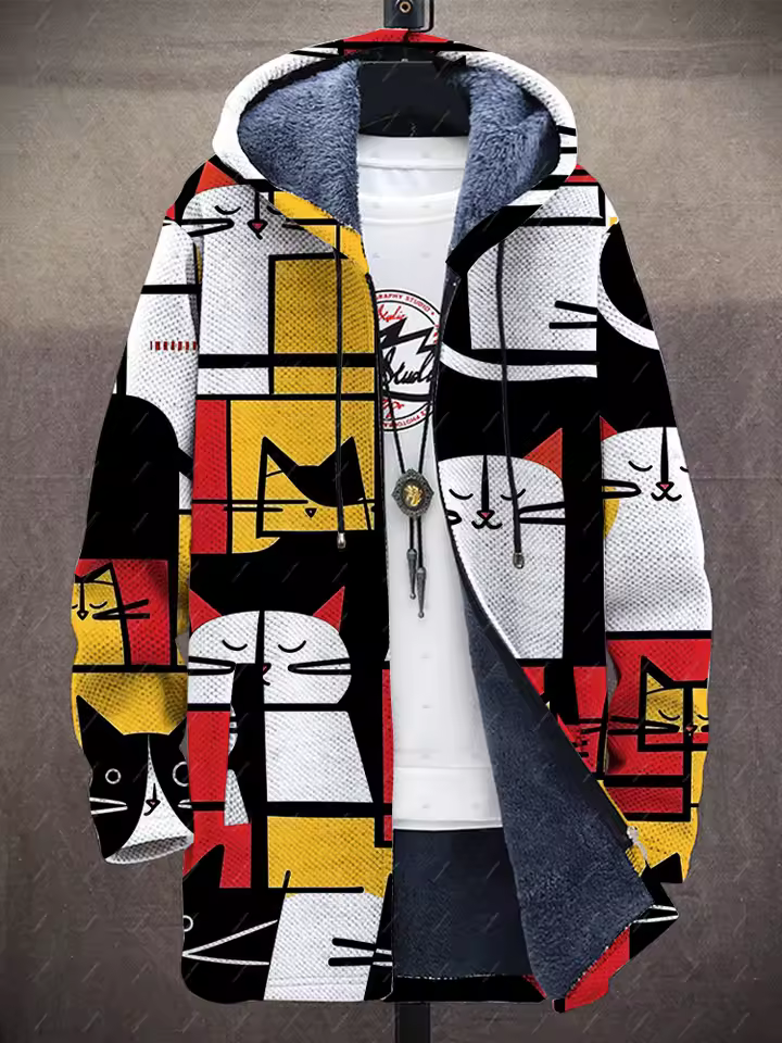 Viviana - Cardigan de luxe inspiré par l'art