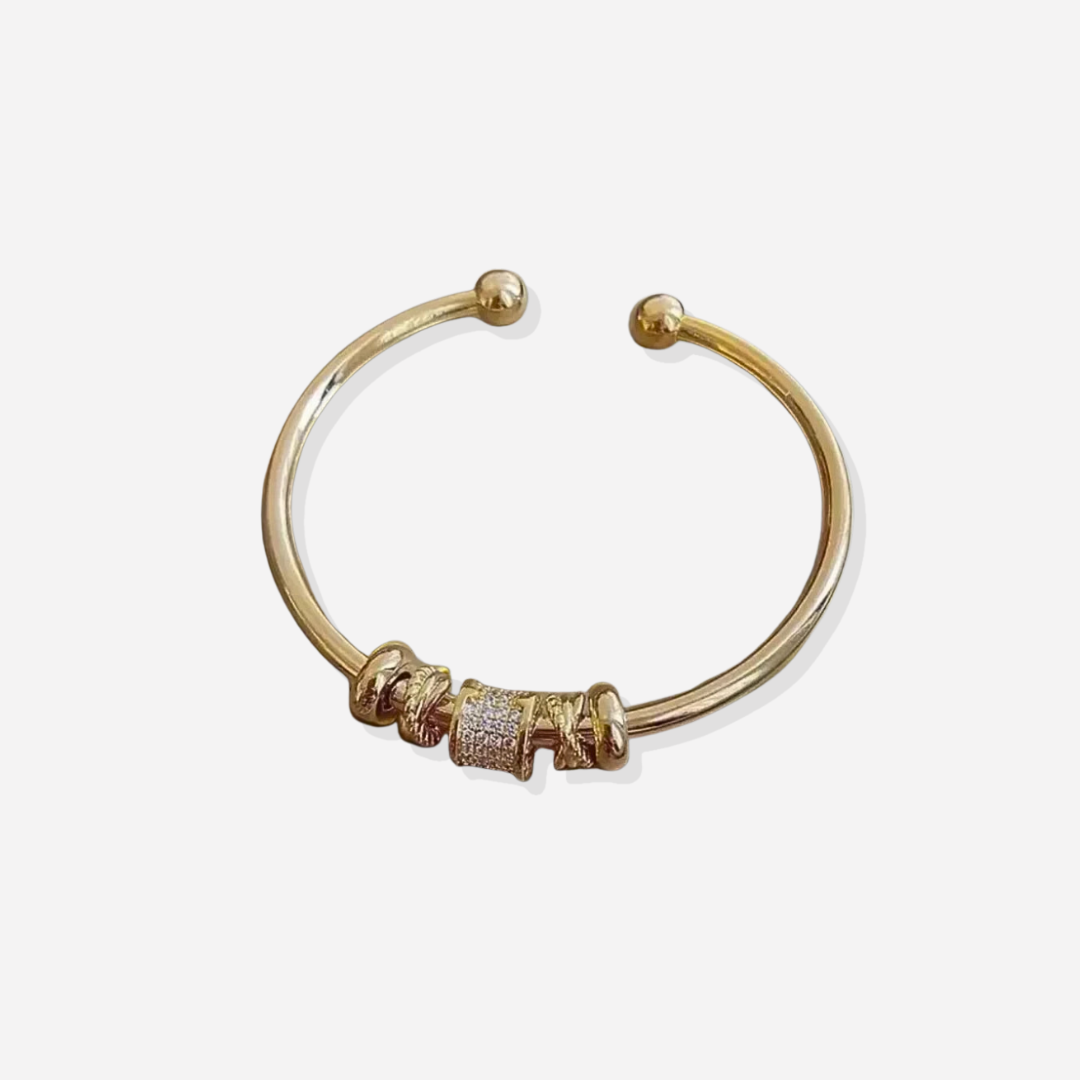 Liora™ | Bracelet Ajustable Charms Dorés