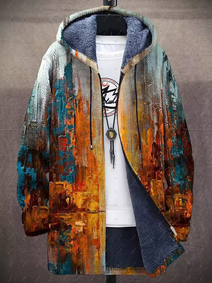 Viviana - Cardigan de luxe inspiré par l'art