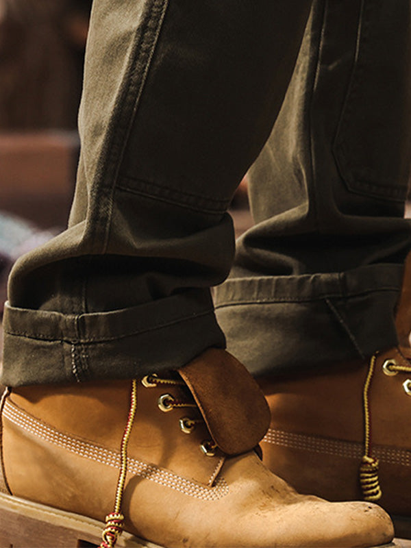 Durand Bordeaux | PANTALON EN COTON UTILE POUR HOMME