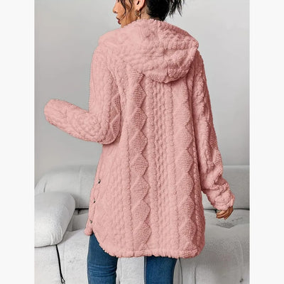 Edith™ | Manteau léger à capuche teddy