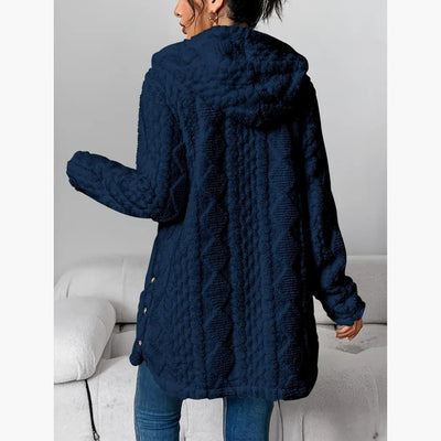 Edith™ | Manteau léger à capuche teddy