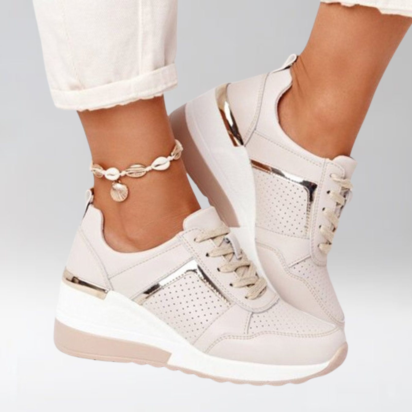 Lorelei | Chaussures de sport de luxe à talon en jute