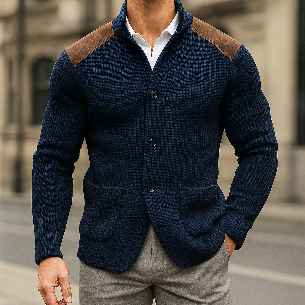 Durand Bordeaux | BLAZER EN MAILLE TEXTURÉE