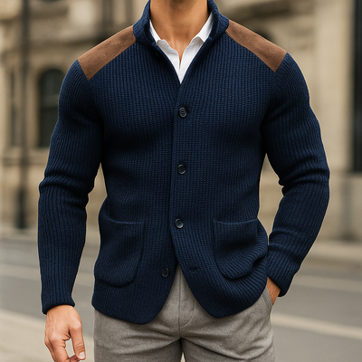 Durand Bordeaux | BLAZER EN MAILLE TEXTURÉE
