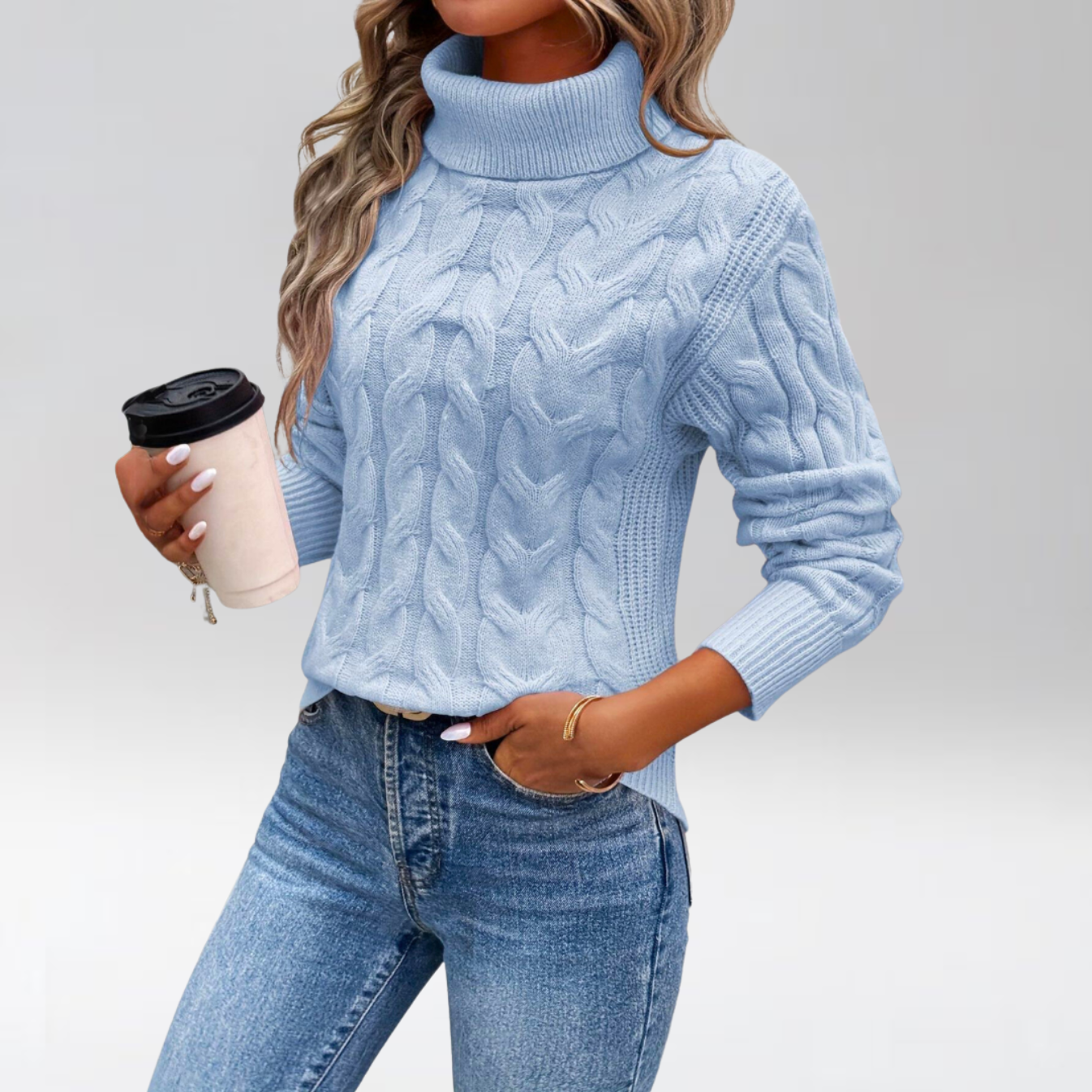 PULL™ | COL ROULÉ COTON