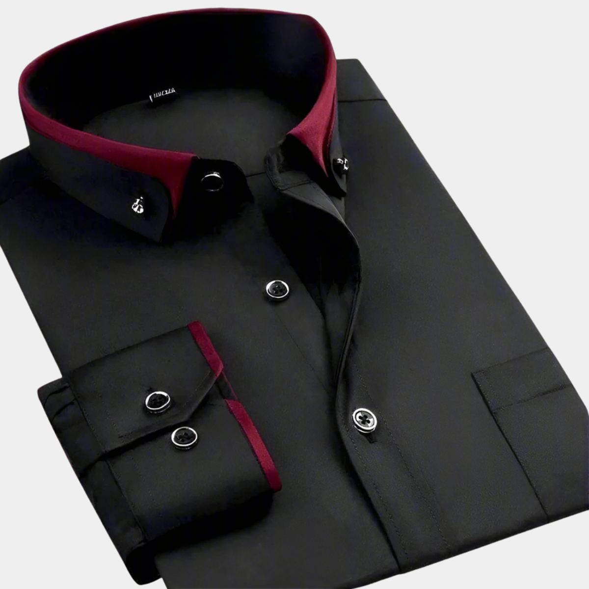 Durand Bordeaux | CHEMISE CLASSIQUE HOMME À MANCHES LONGUES
