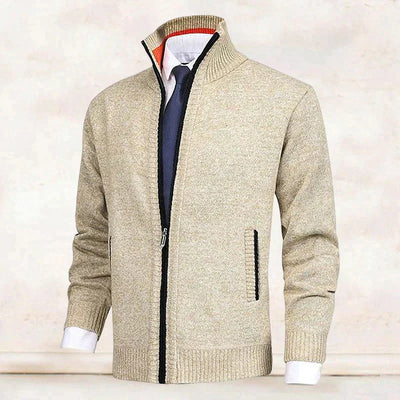 Durand Bordeaux | CARDIGAN HOMME À MANCHES LONGUES
