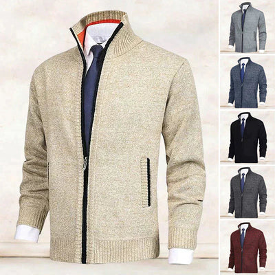 Durand Bordeaux | CARDIGAN HOMME À MANCHES LONGUES