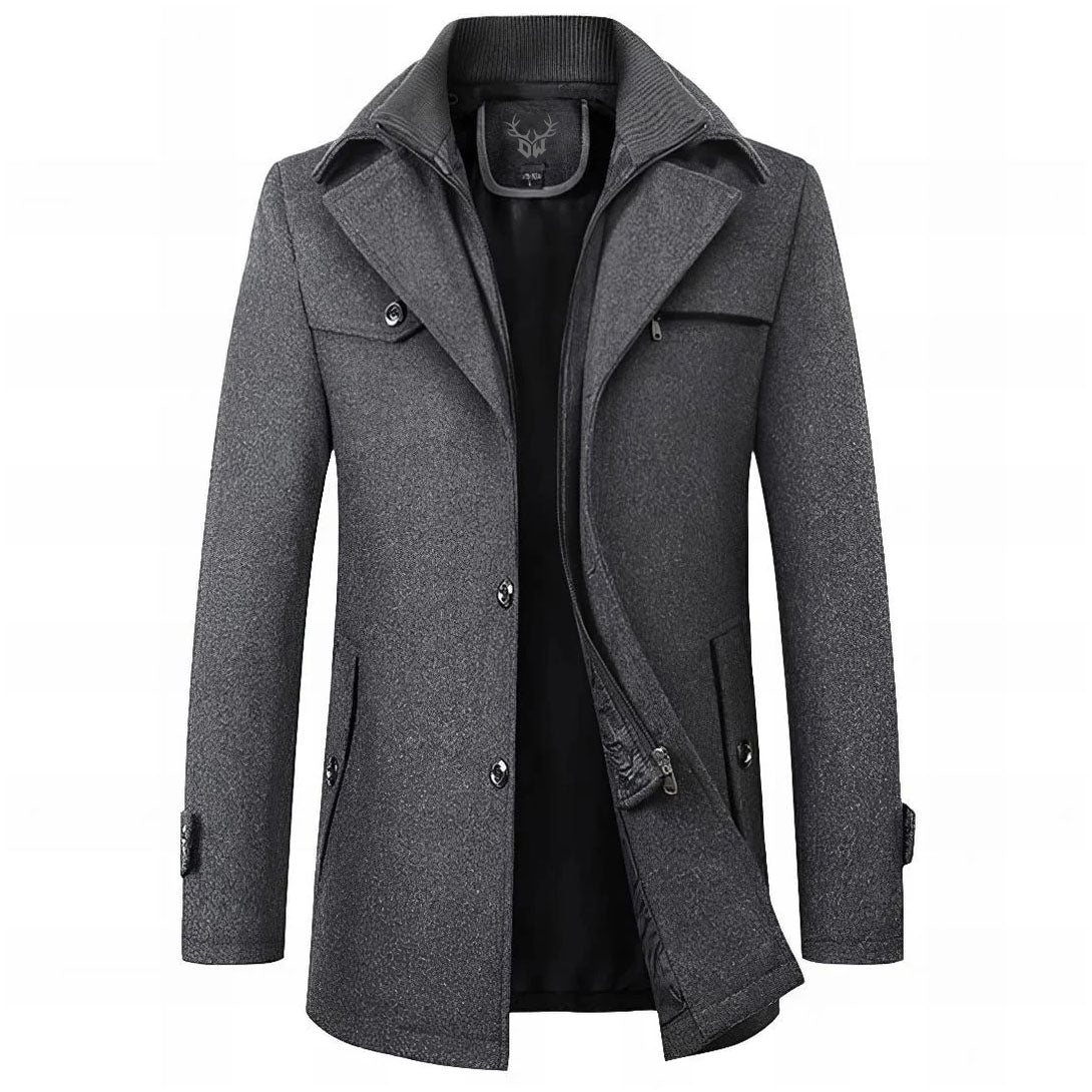 Durand Bordeaux | MANTEAU CLASSIQUE HOMME