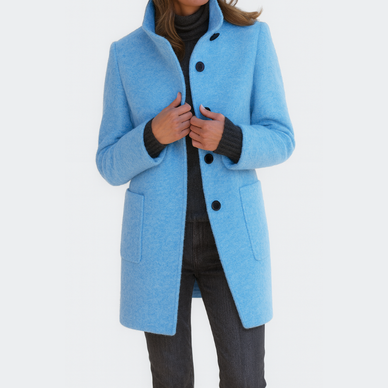 ZUZANA | Manteau pour femme avec col montant
