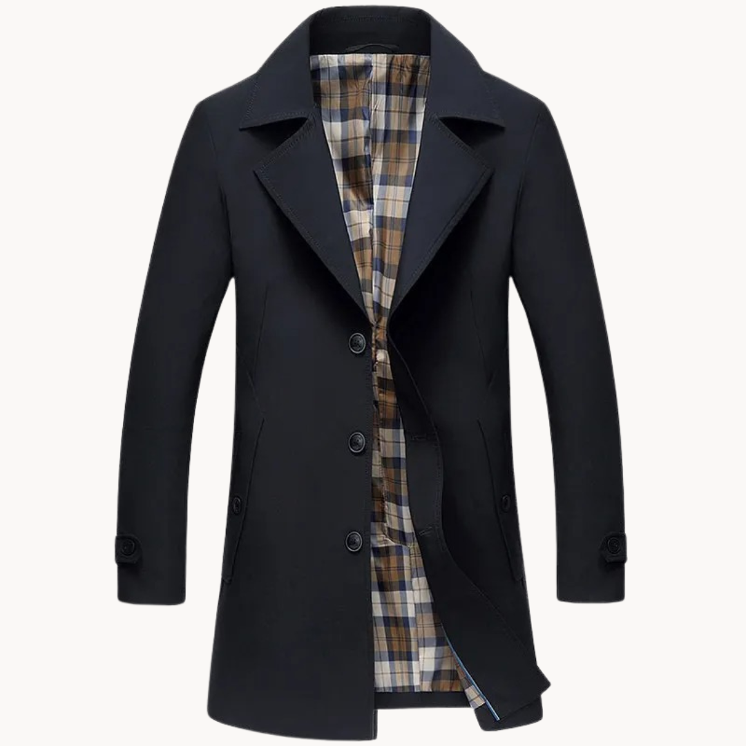 Manteau Classique Mi-Long Pour Homme