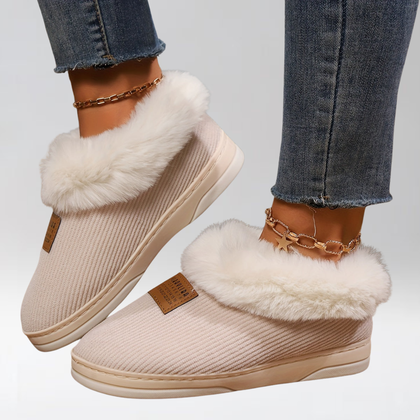 Ronja™ | Chic Pantoufles en laine