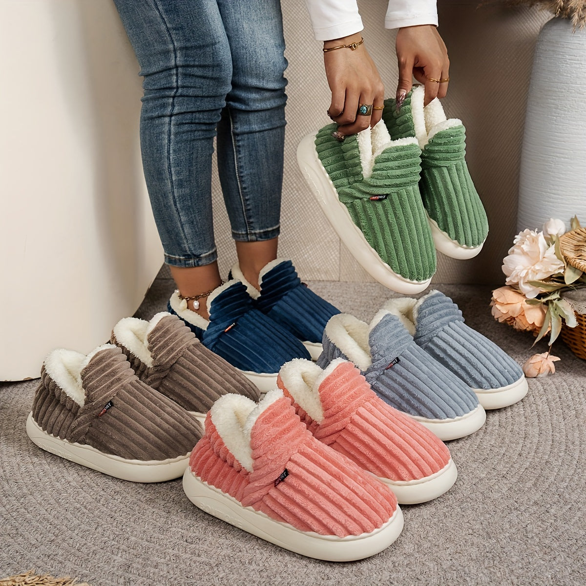 Lola™ | Chaussons en laine douce