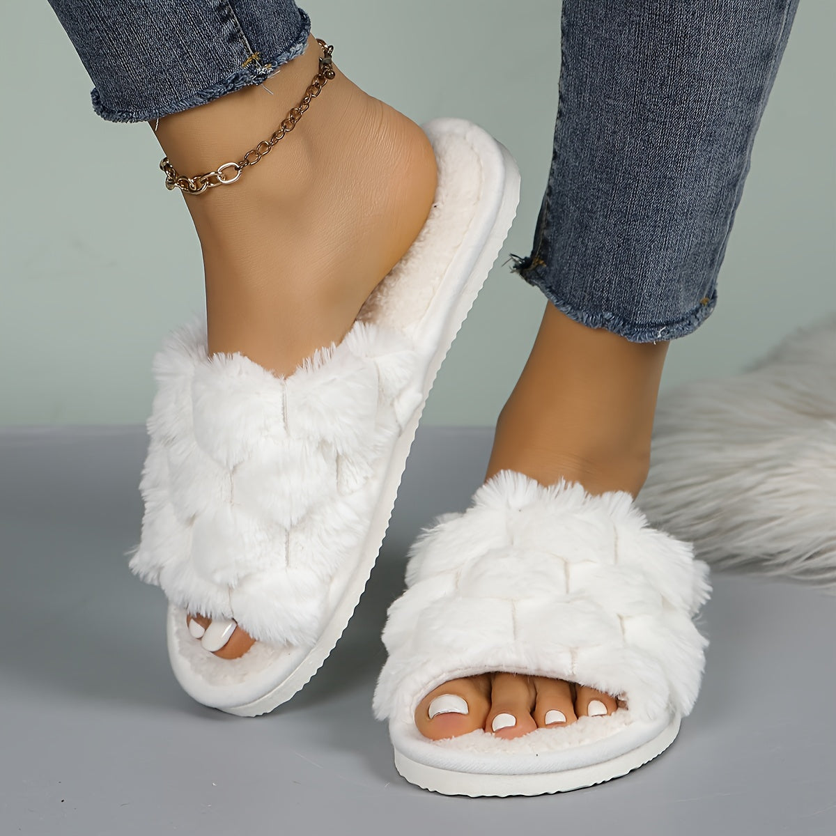 Léonie™ | Chaussons à carreaux