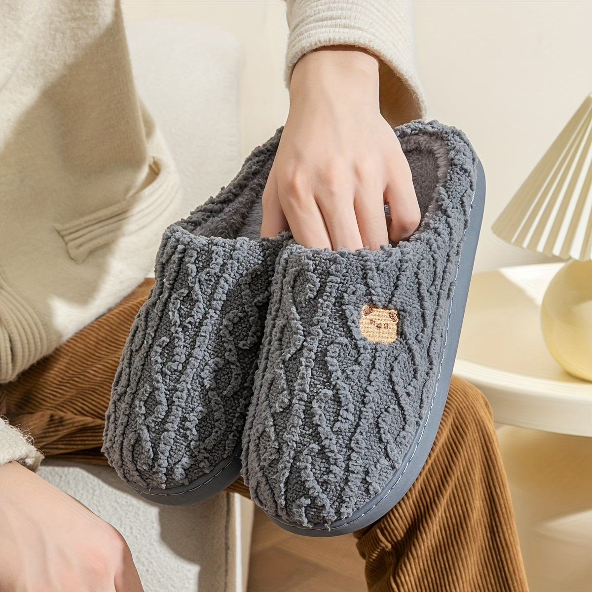 Élise™ | Chaussons tricotés