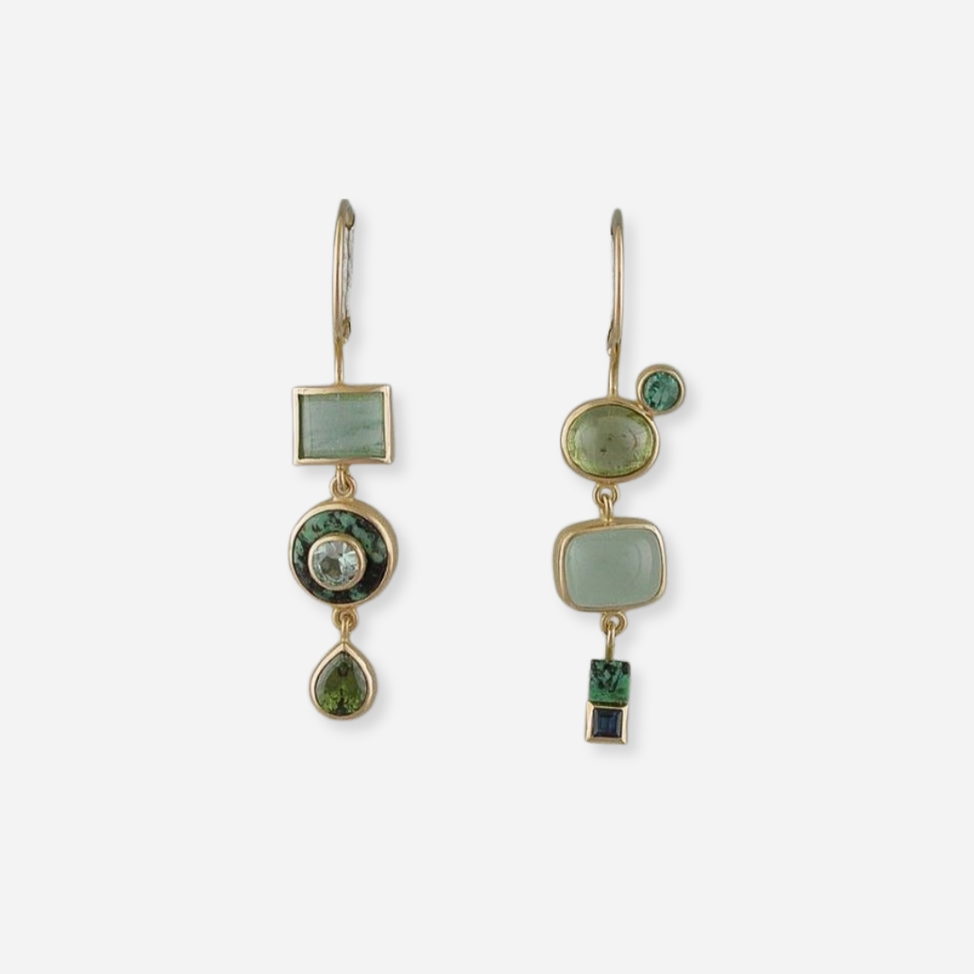 ÉMERAUDE™ | BOUCLES VINTAGE VERTES