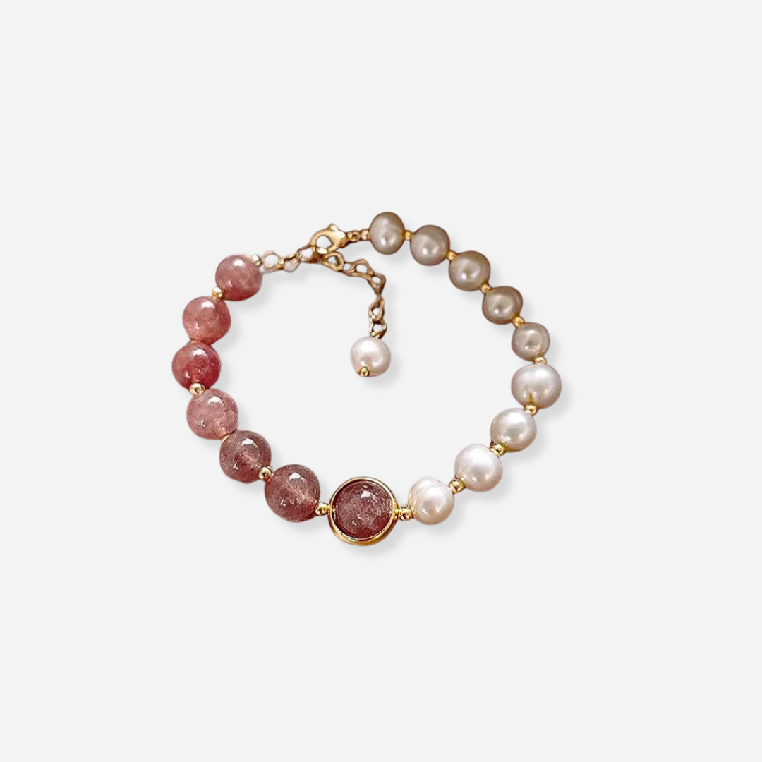 Sakura™ | Bracelet Cristal & Nacre