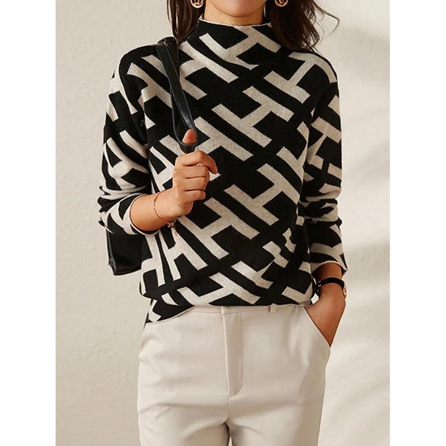 LAURA™ | PULL GÉOMÉTRIQUE