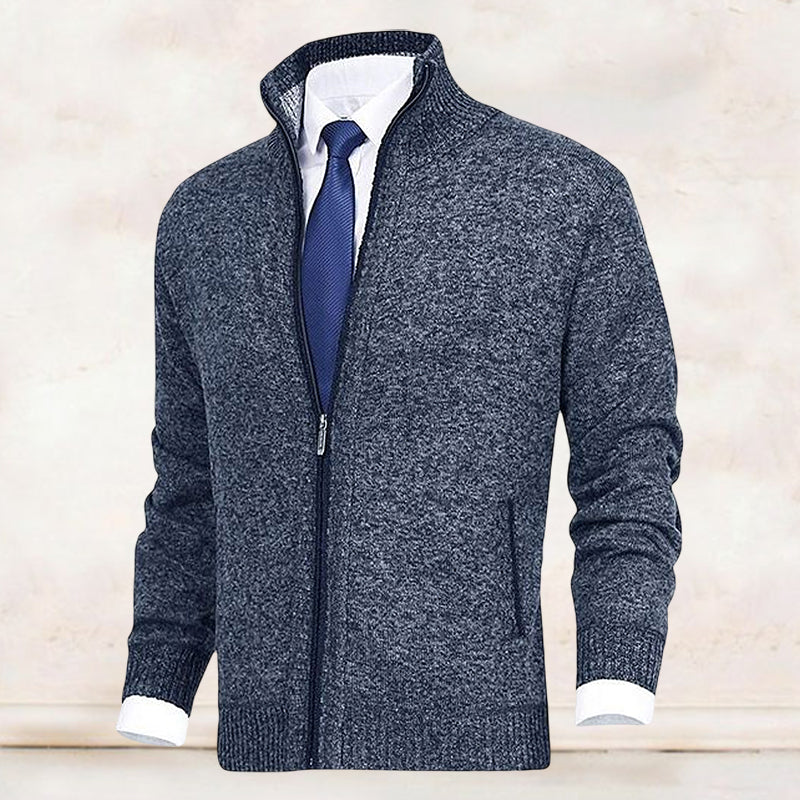 Durand Bordeaux | CARDIGAN HOMME À MANCHES LONGUES
