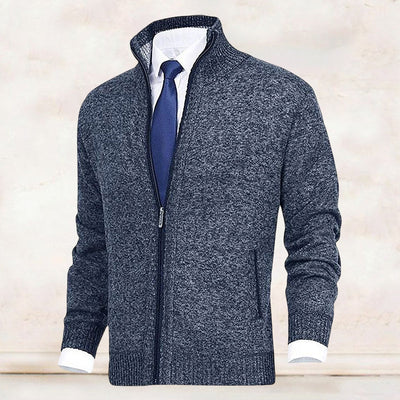 Durand Bordeaux | CARDIGAN HOMME À MANCHES LONGUES
