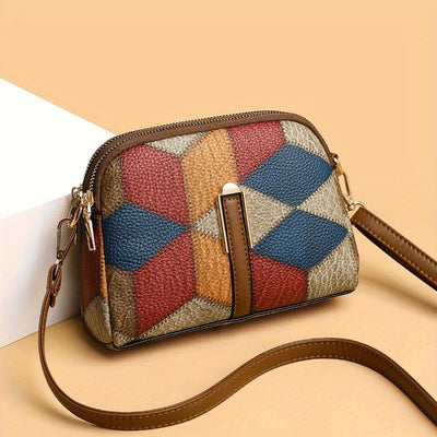 LUNA™ | SAC BANDOULIÈRE PATCHWORK