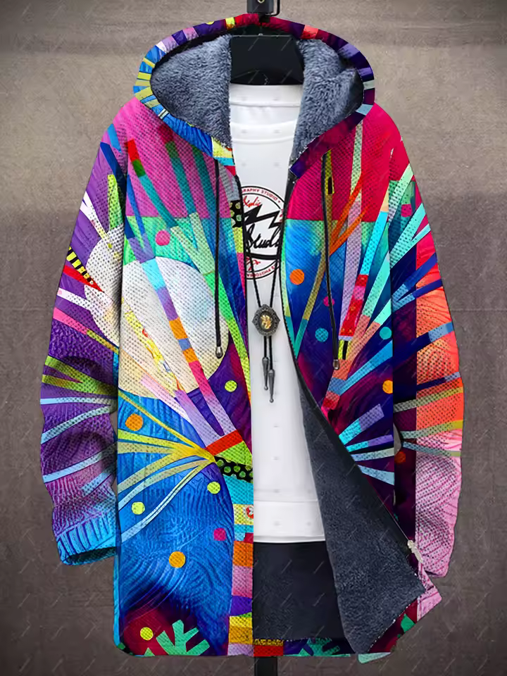 Viviana - Cardigan de luxe inspiré par l'art