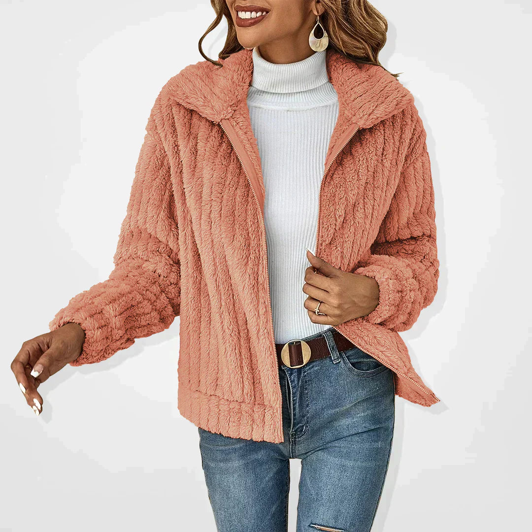 Sveva™ | Cardigan peluche élégant