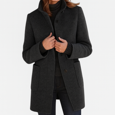 ZUZANA | Manteau pour femme avec col montant