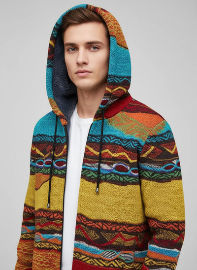 Viviana - Cardigan de luxe inspiré par l'art