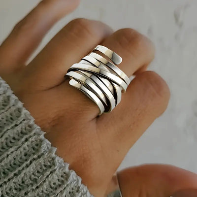 Bliss™ | Bague argent épaisse