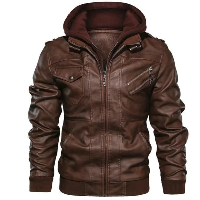 Durand Bordeaux | VESTE EN CUIR HERITAGE