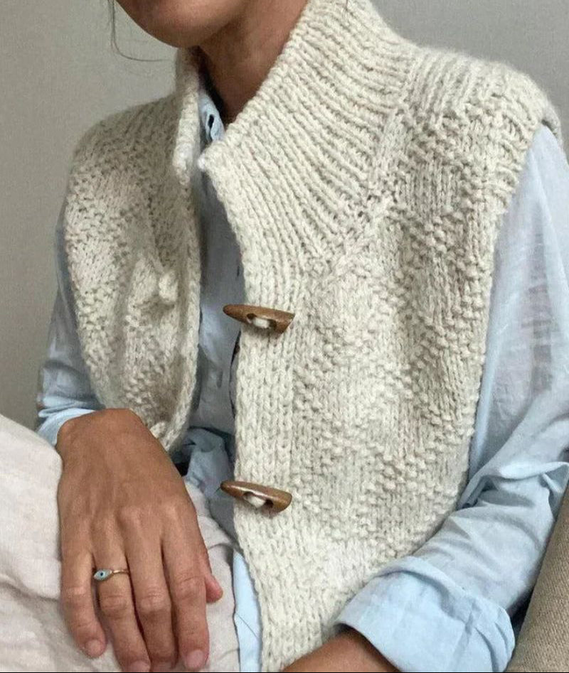 Sabine | Gilet sans manches en maille élégant