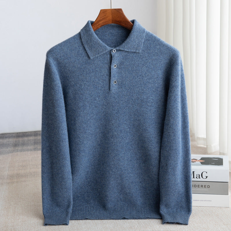 Durand Bordeaux | PULL POLO HOMME CLASSIQUE (laine haut de gamme)