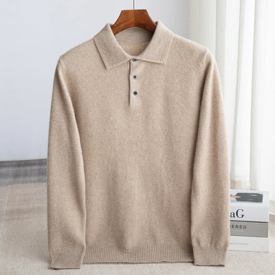 Durand Bordeaux | PULL POLO HOMME CLASSIQUE (laine haut de gamme)