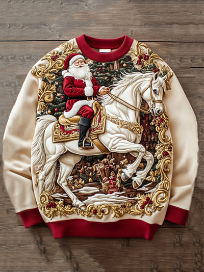 Durand Bordeaux | PULL DE NOËL AVEC FINITIONS FESTIVES