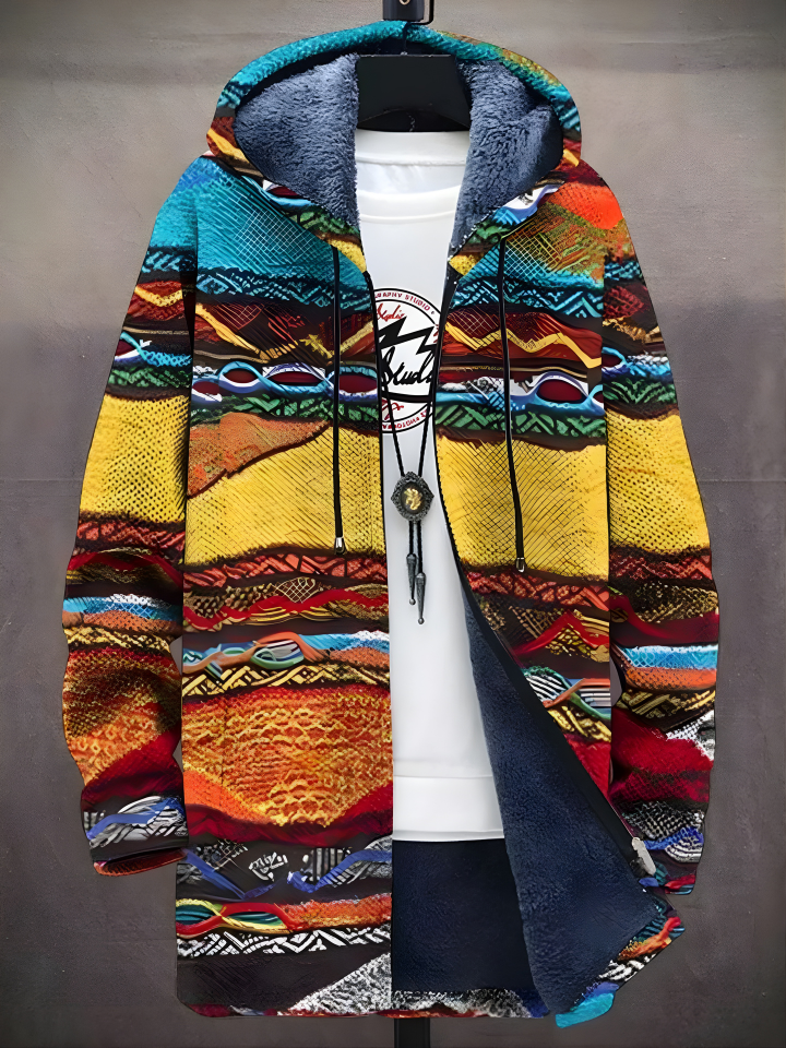 Viviana - Cardigan de luxe inspiré par l'art