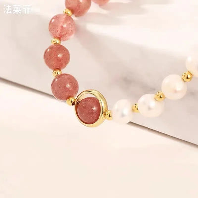 Sakura™ | Bracelet Cristal & Nacre