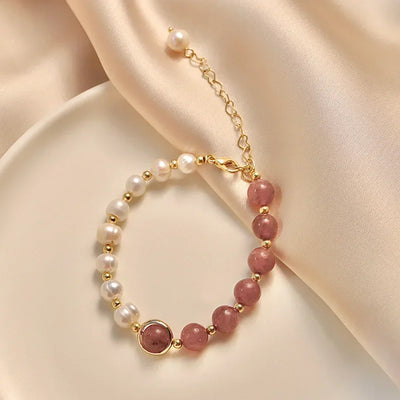 Sakura™ | Bracelet Cristal & Nacre