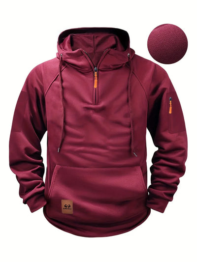 Durand Bordeaux | SWEAT À CAPUCHE ZIPPÉ HOMME