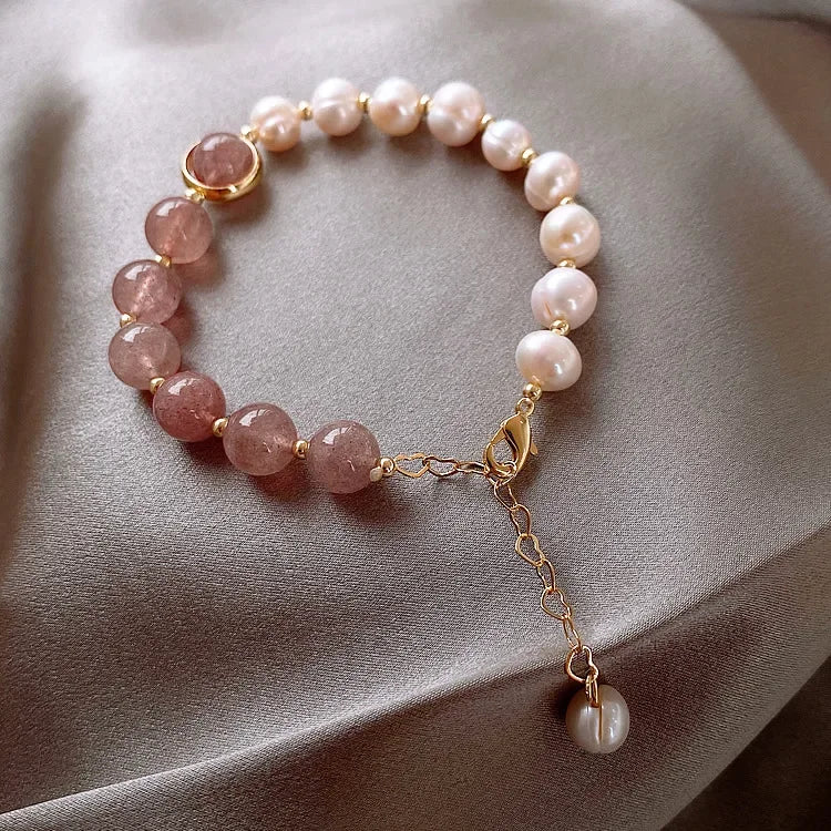 Sakura™ | Bracelet Cristal & Nacre
