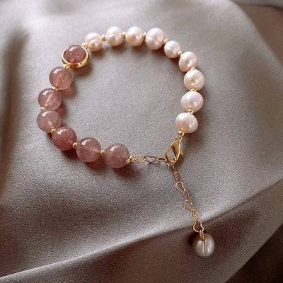 Sakura™ | Bracelet Cristal & Nacre