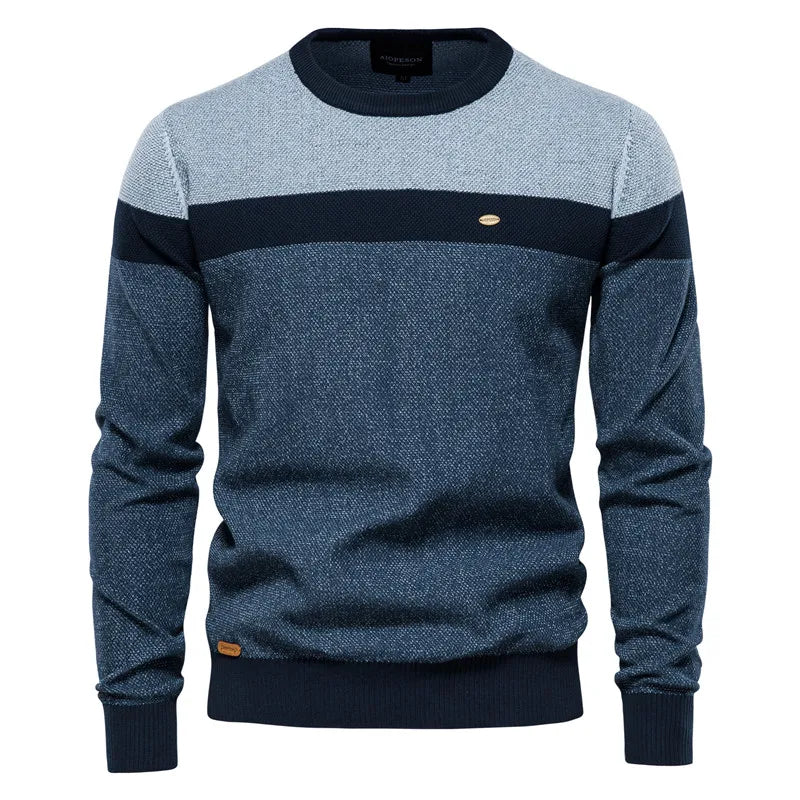 Durand Bordeaux | PULL HOMME À COL ROND