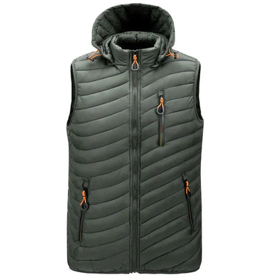 Durand Bordeaux | GILET ÉLÉGANT REMBOURRÉ POUR HOMME