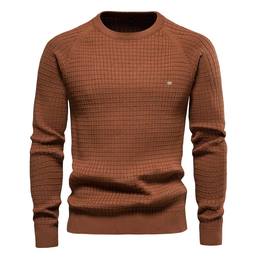 Durand Bordeaux | PULL HOMME À MOTIF LOSANGES