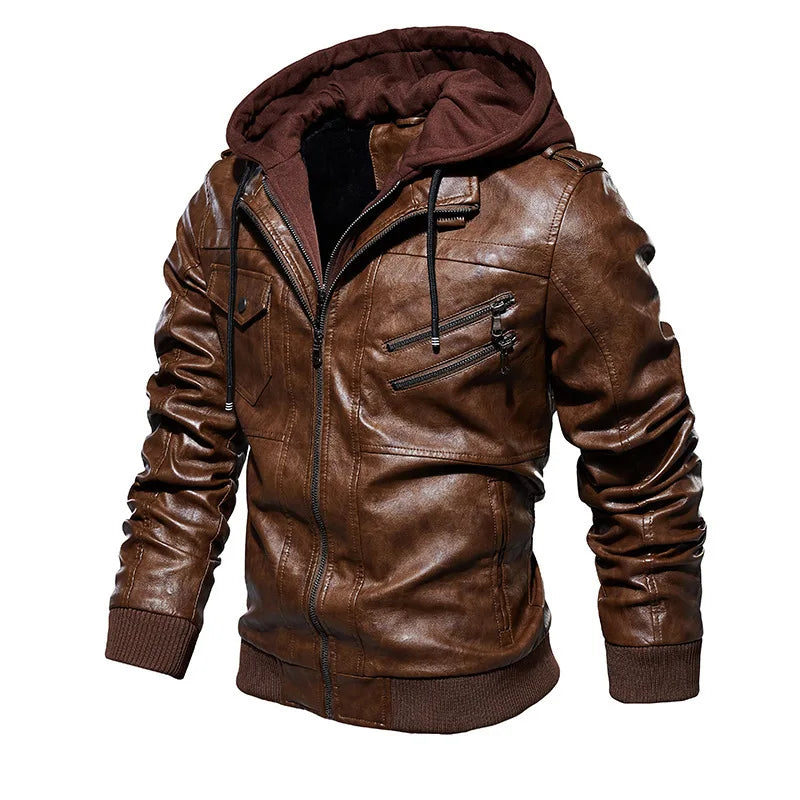 Durand Bordeaux | VESTE DE VILLE EN CUIR POUR HOMME