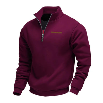 Durand Bordeaux | SWEAT CASUAL HOMME EN POLAIRE